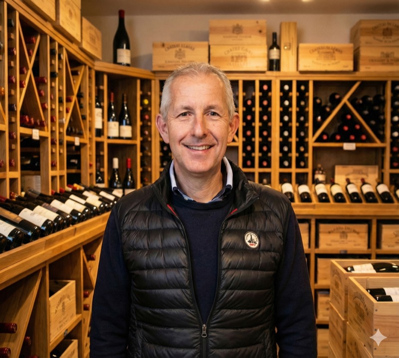 Jean-Christophe Boudot, fondateur de la Vinothèque du Léman