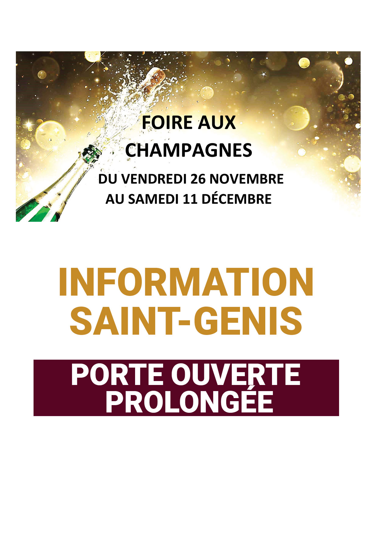 Foire aux Champagne et POP